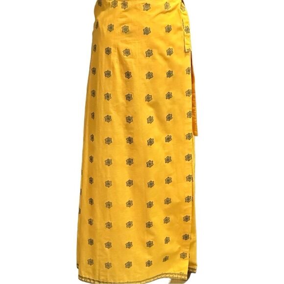 Good Things Women’s Wraparound Boho Straight Three-fold Maxi Skirt Size X-LARGE - Picture 8 of 16